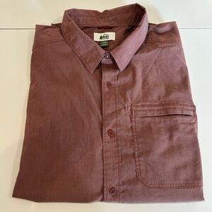 REI Co-op Rust Button-Up Shirt